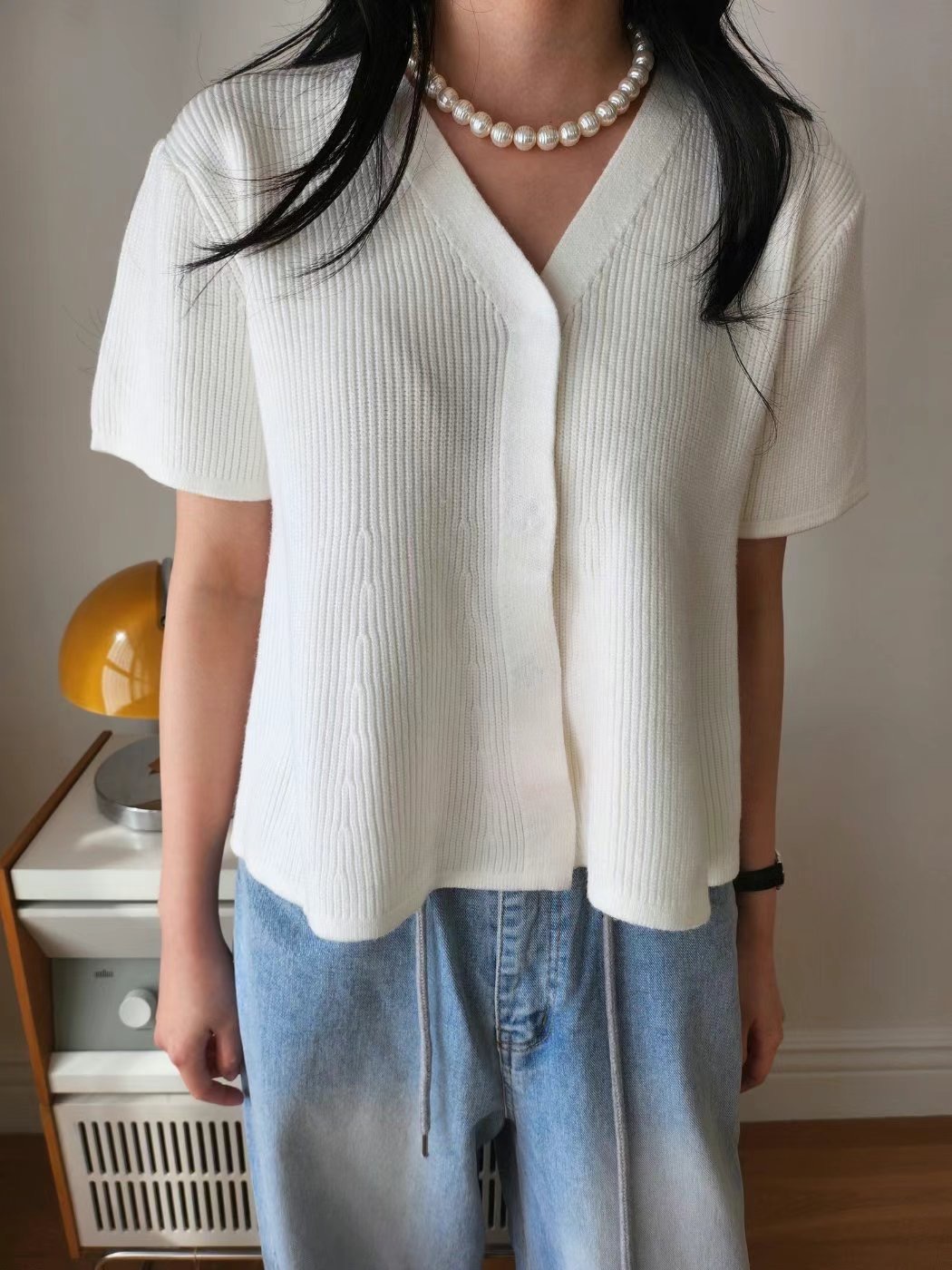 LAYERING直郵韓國代購㊣女裝新品25春夏人氣職業推薦針織衫LAYERING針織衫
