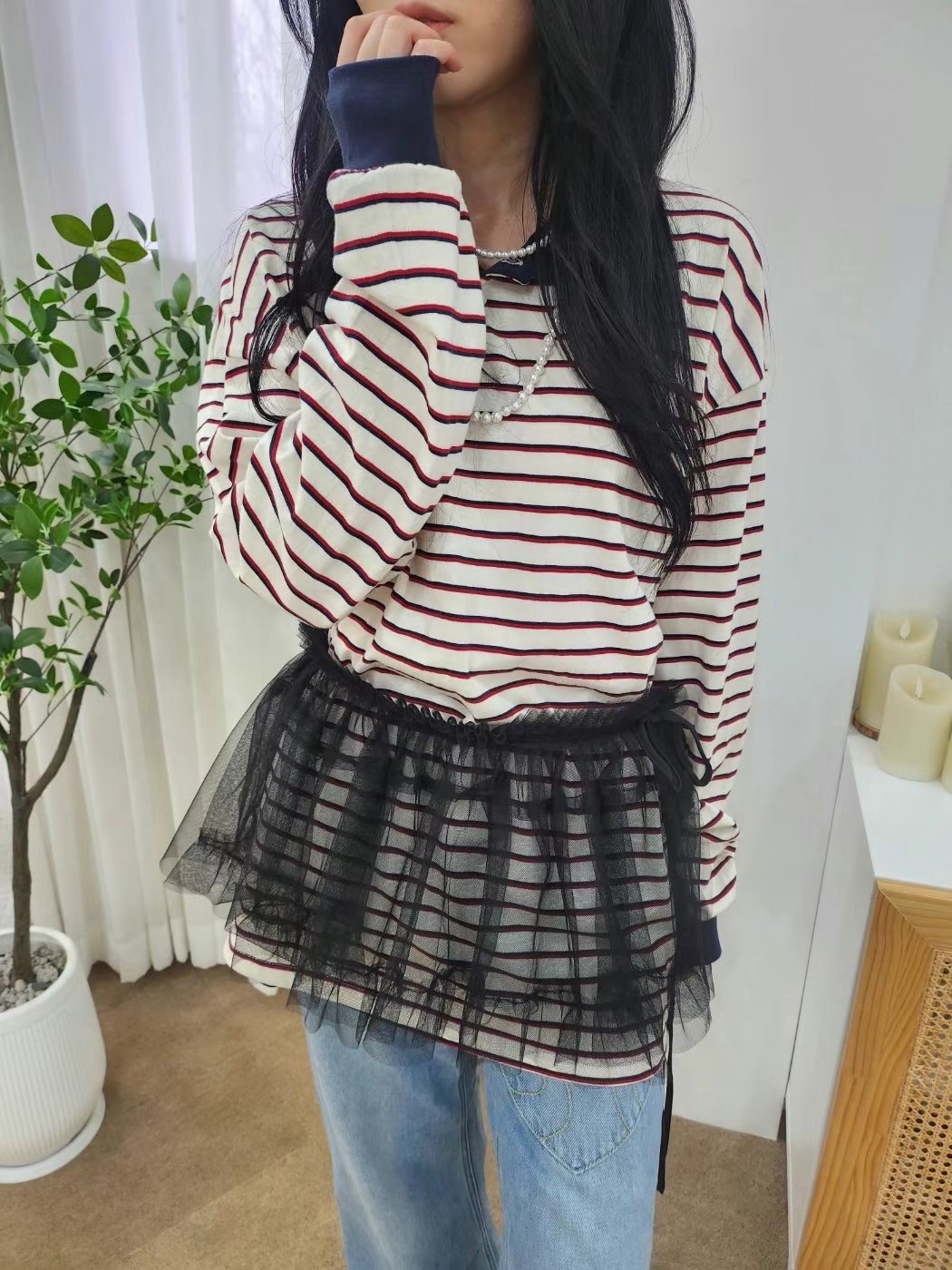 LAYERING韓國直郵㊣女裝新品25春夏人氣時尚休閑推薦職業短裙LAYERING短裙