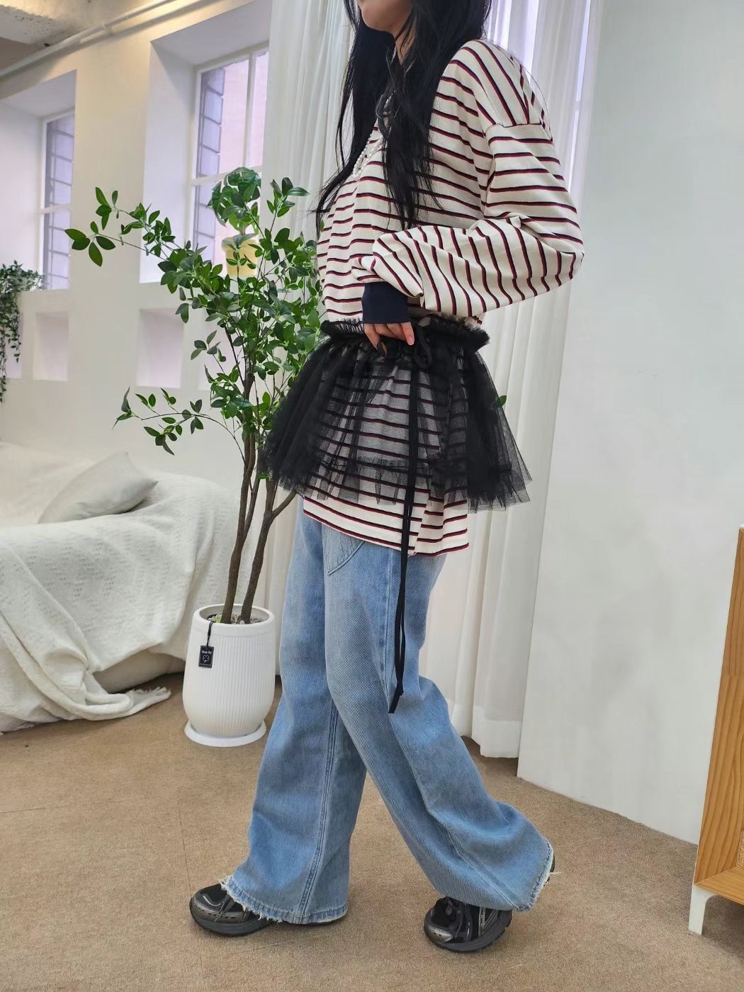 LAYERING韓國直郵㊣女裝新品25春夏人氣時尚休閑推薦職業短裙LAYERING短裙