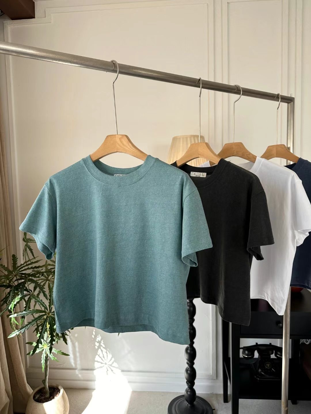 DRESS U韓國直郵㊣東大門實拍女裝新品職業熱賣25春夏休閑T恤DRESS UT恤