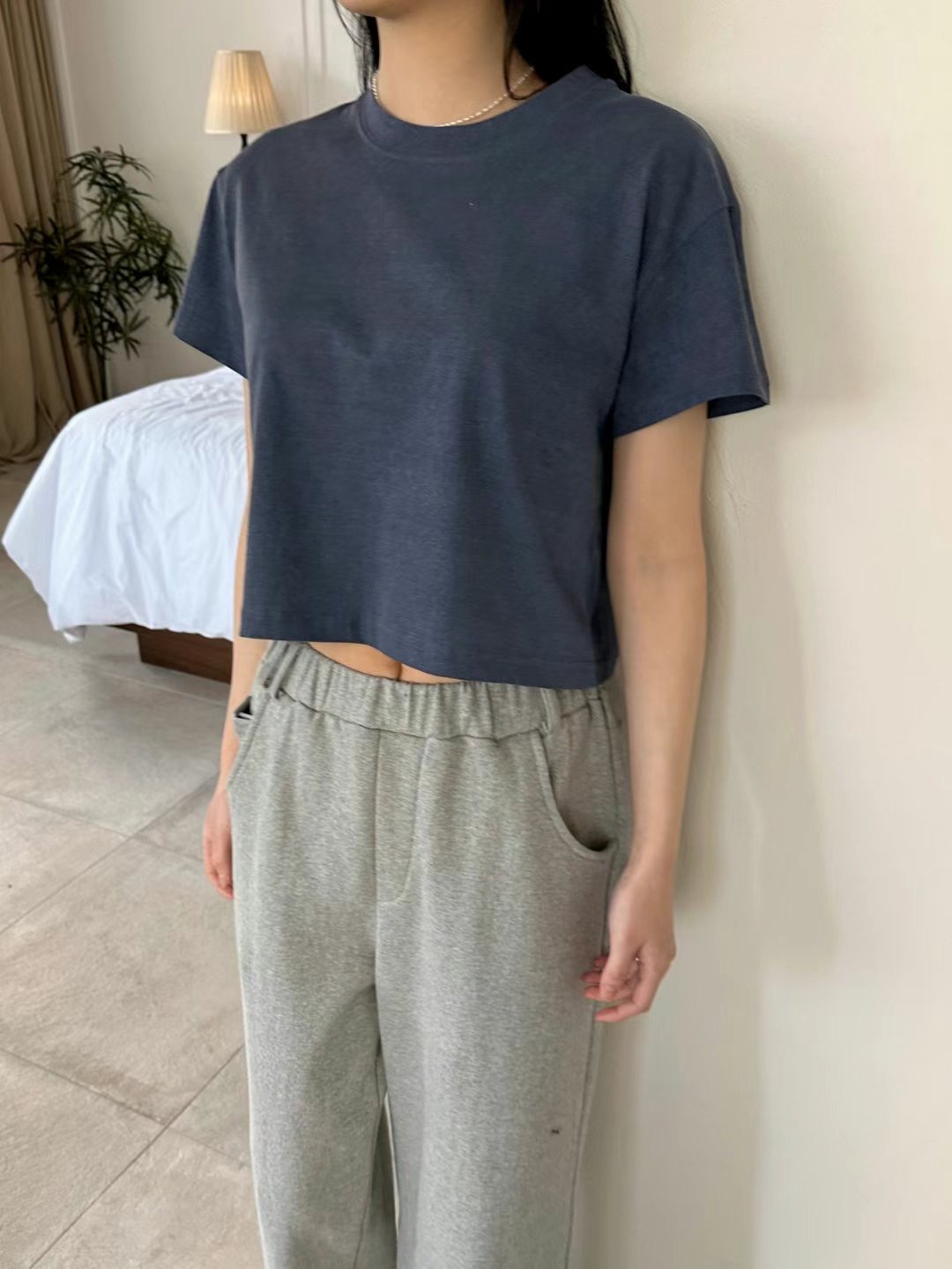 DRESS U韓國直郵㊣東大門實拍女裝新品職業熱賣25春夏休閑T恤DRESS UT恤圖色4