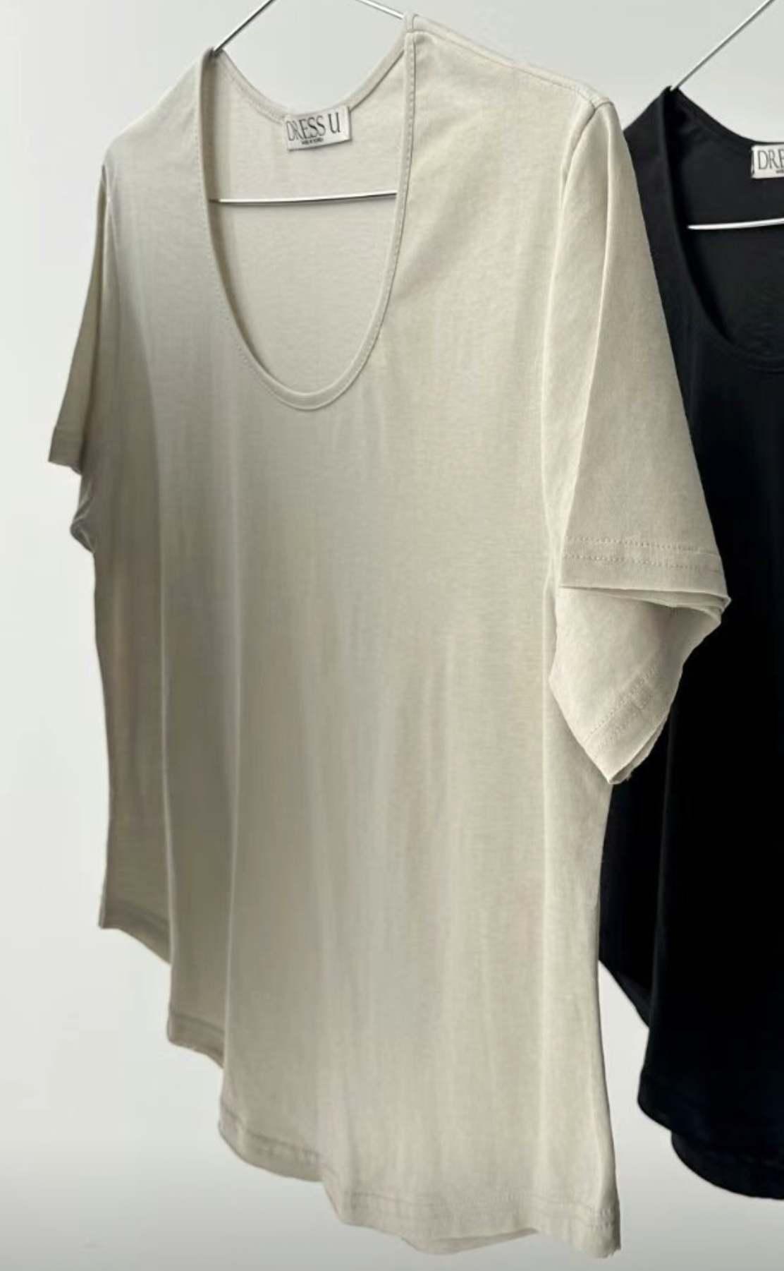 DRESS U韓國直郵㊣東大門實拍女裝新品推薦休閑25春夏時尚T恤DRESS UT恤圖色3