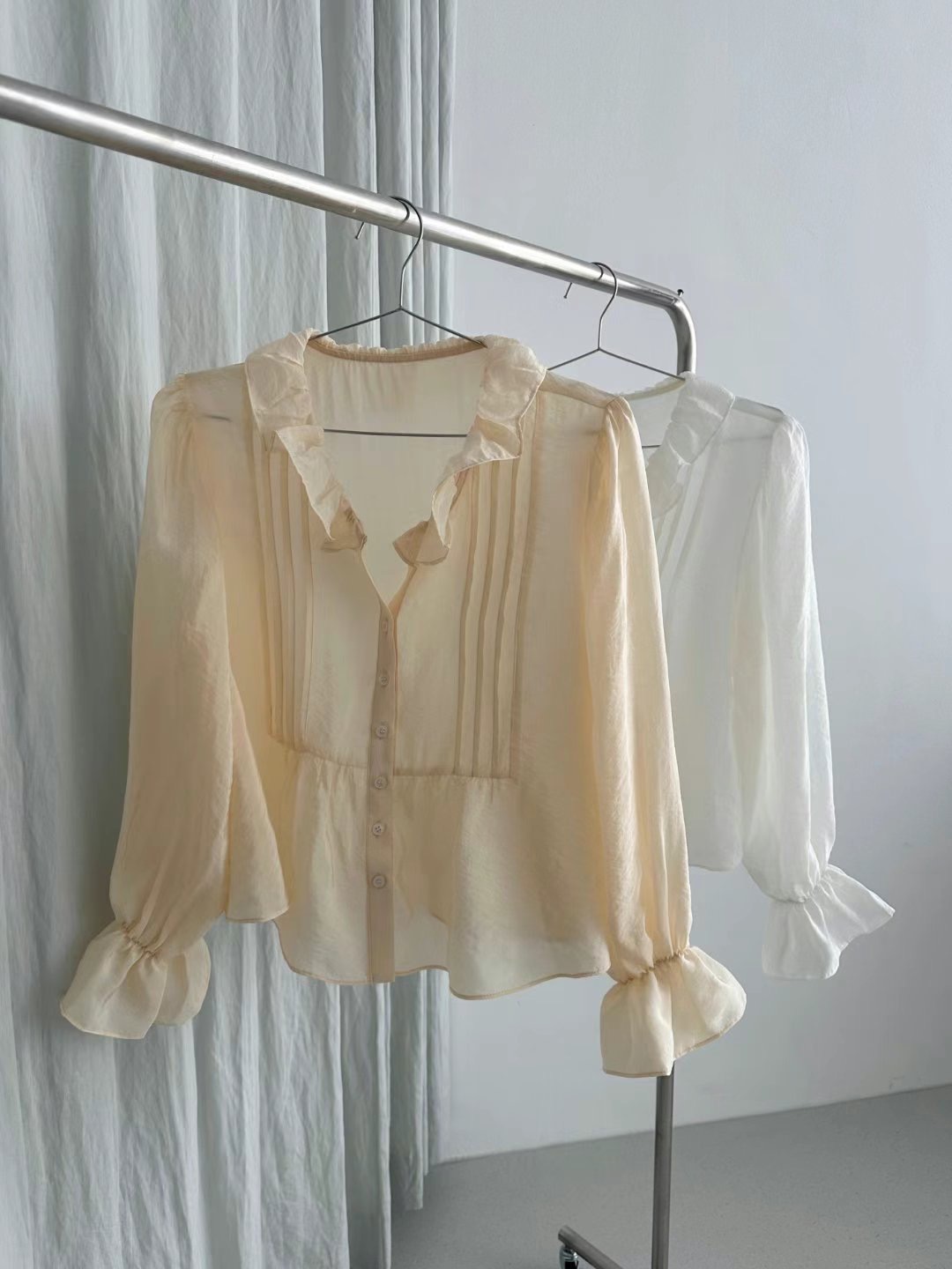 DRESS U韓國直郵㊣東大門實拍女裝新款休閑推薦襯衫蕾絲衫DRESS U襯衫/蕾絲衫