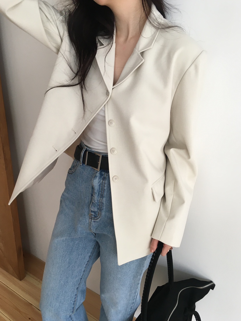 SPREAD直郵韓國代購㊣女裝新品推薦人氣時尚25春夏職業夾克SPREAD夾克