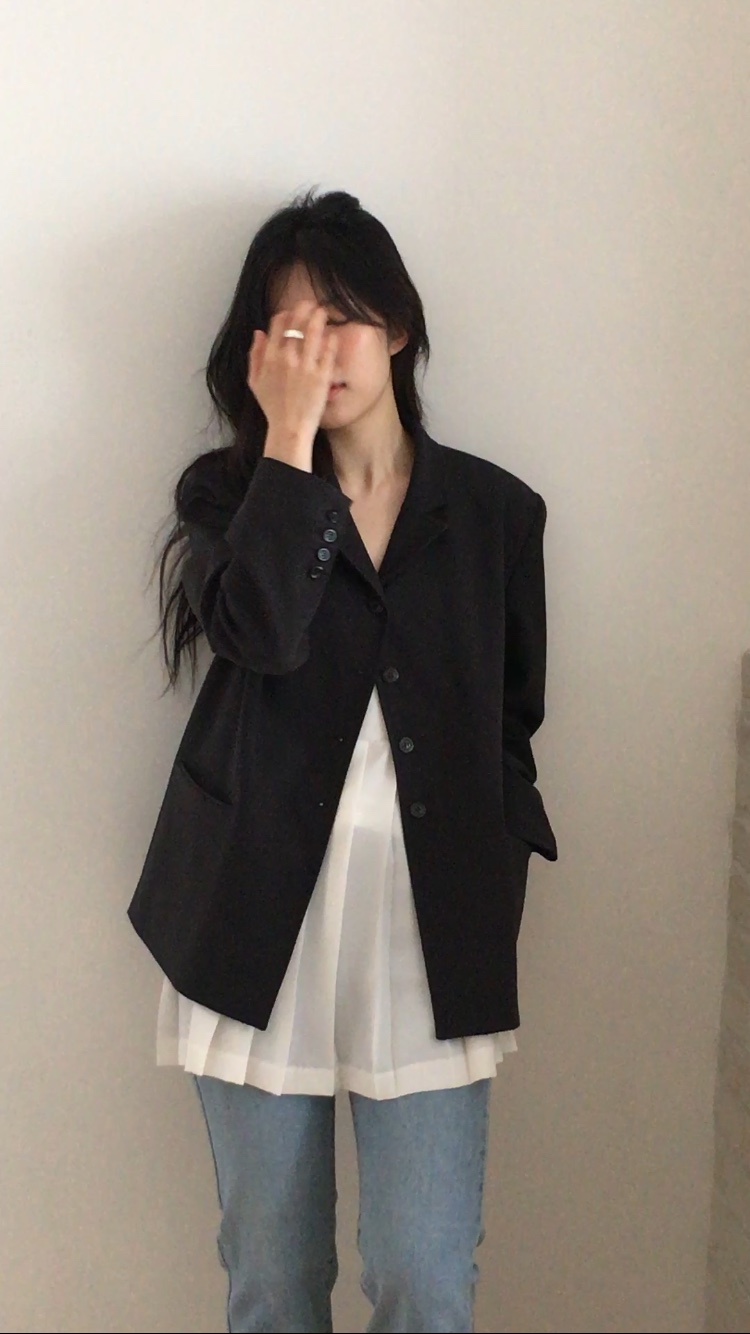 SPREAD直郵韓國代購㊣女裝新品推薦人氣時尚25春夏職業夾克SPREAD夾克