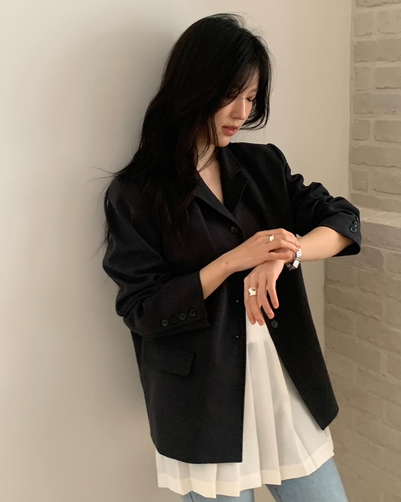 SPREAD直郵韓國代購㊣女裝新品推薦人氣時尚25春夏職業夾克SPREAD夾克