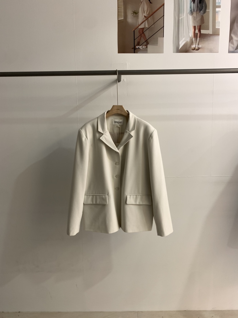 SPREAD直郵韓國代購㊣女裝新品推薦人氣時尚25春夏職業夾克SPREAD夾克圖色2
