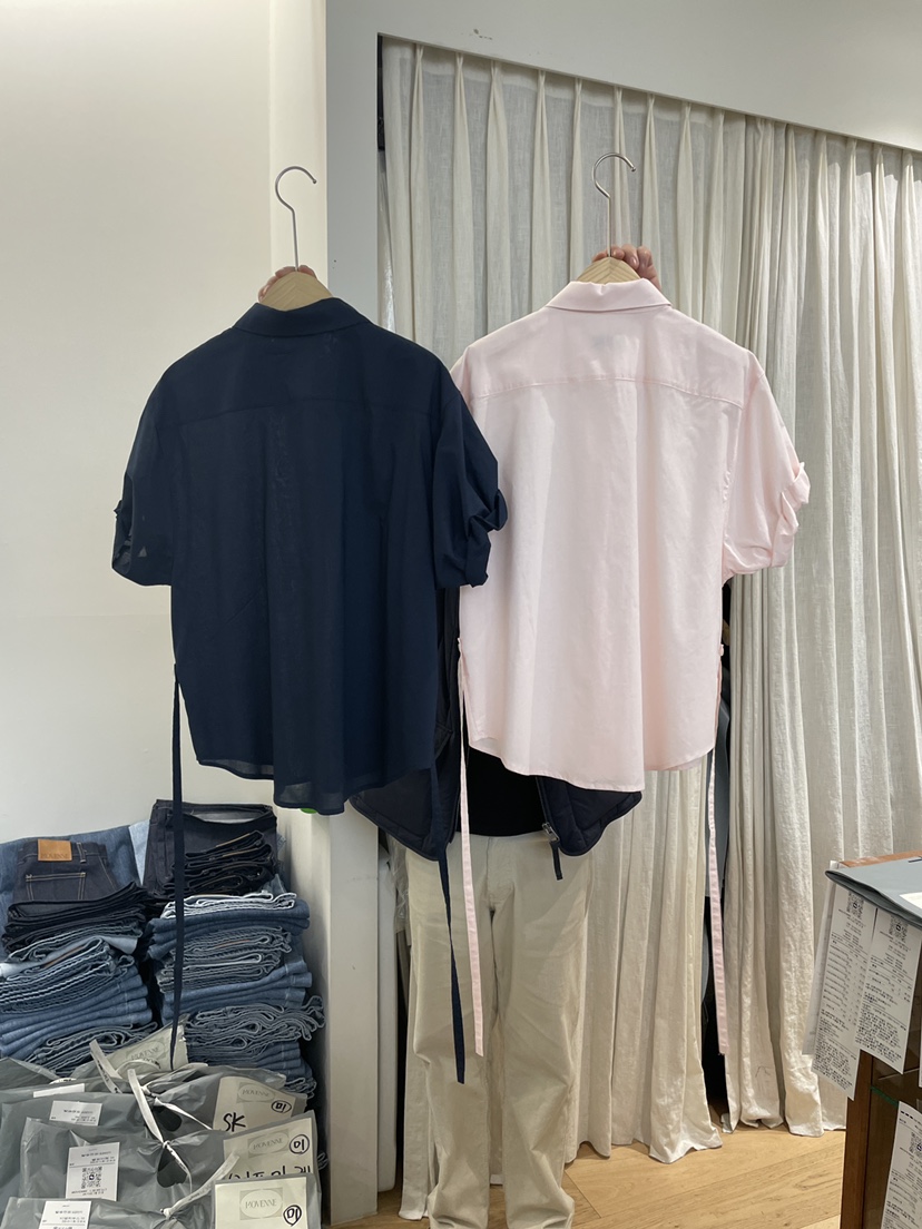 MOVENNE韓國直郵㊣女裝新品休閑職業推薦25春夏人氣襯衫蕾絲衫MOVENNE襯衫/蕾絲衫