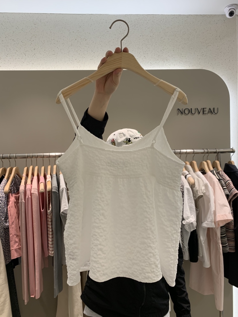 NOUVEAU韓國直郵㊣東大門實拍女裝新品25春夏吊帶背心不含內搭NOUVEAU吊帶/背心