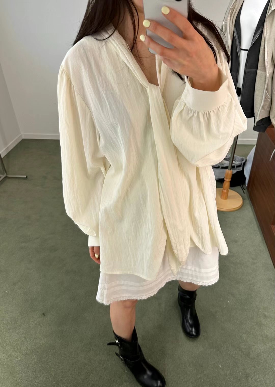 DRESS U韓國直郵㊣女裝新品休閑25春夏職業熱賣時尚連衣裙DRESS U連衣裙圖色2