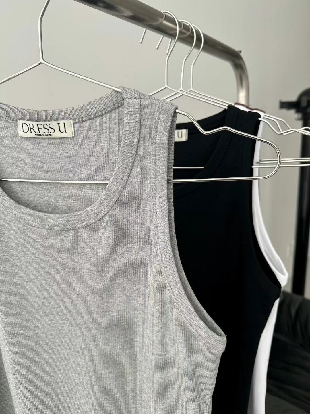 DRESS U韓國直郵㊣女裝新品休閑人氣推薦時尚熱賣吊帶背心DRESS U吊帶/背心
