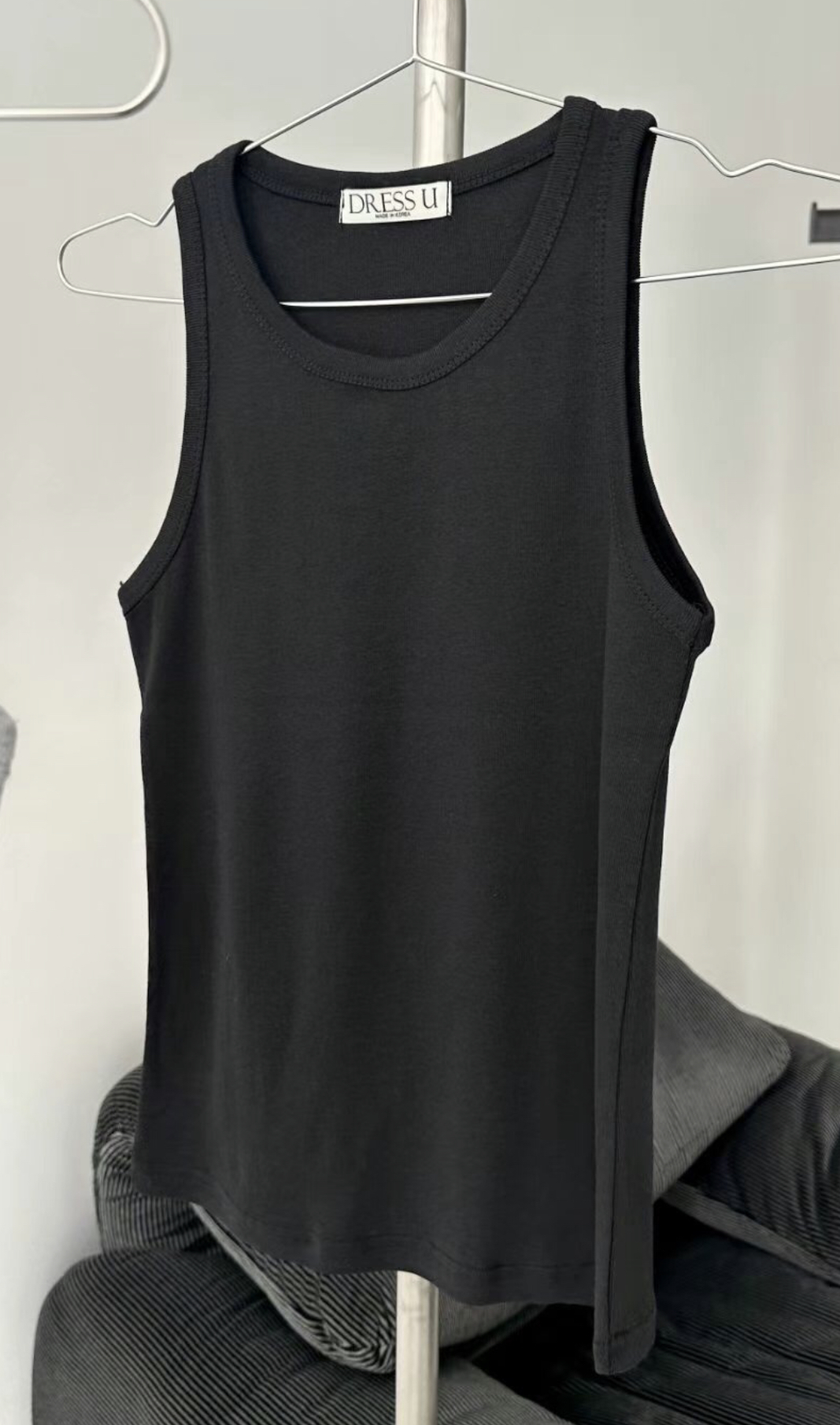 DRESS U韓國直郵㊣女裝新品休閑人氣推薦時尚熱賣吊帶背心DRESS U吊帶/背心圖色2左二色