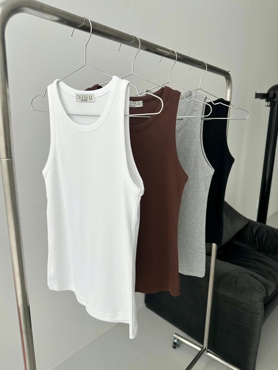DRESS U韓國直郵㊣女裝新品休閑人氣推薦時尚熱賣吊帶背心DRESS U吊帶/背心圖色4
