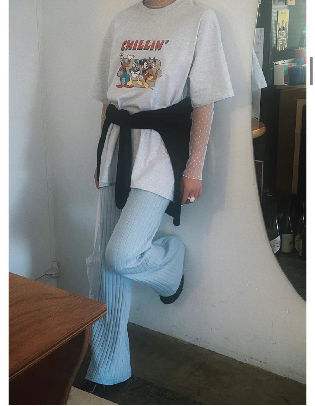 DRESS U韓國直郵㊣女裝新款時尚推薦職業休閑25春夏休閑褲DRESS U休閑褲