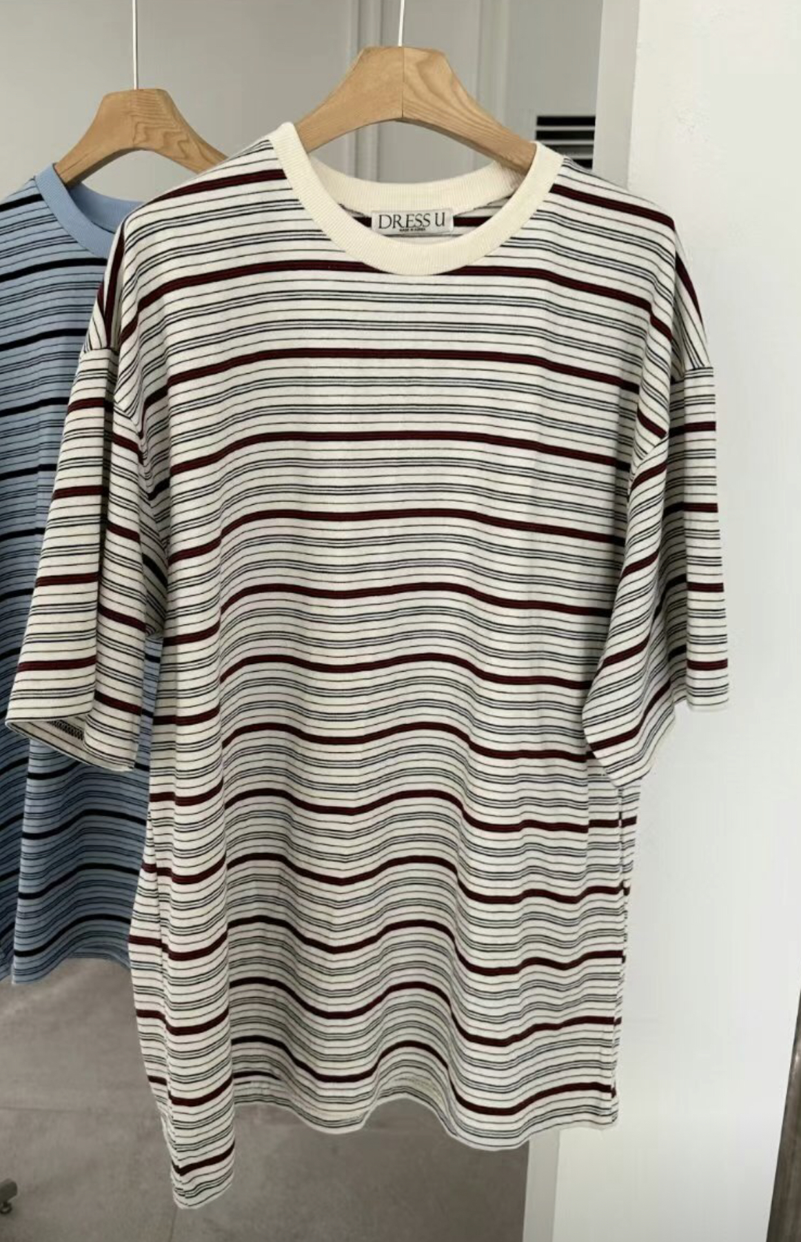DRESS U直郵韓國代購㊣女裝新品推薦時尚休閑職業人氣25春夏T恤DRESS UT恤圖色2