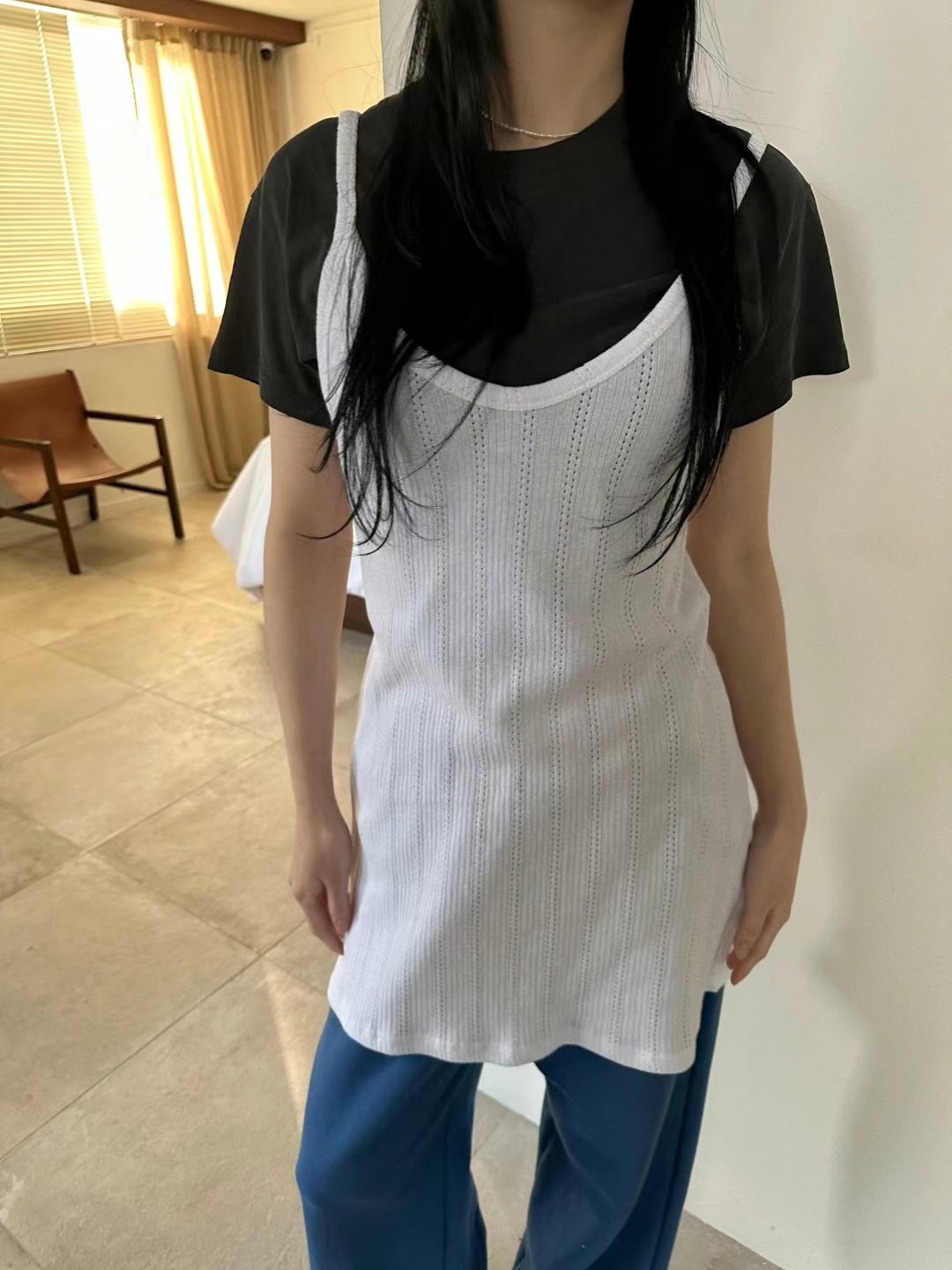 DRESS U韓國直郵㊣女裝新款推薦25春夏熱賣人氣休閑連衣裙DRESS U連衣裙圖色2