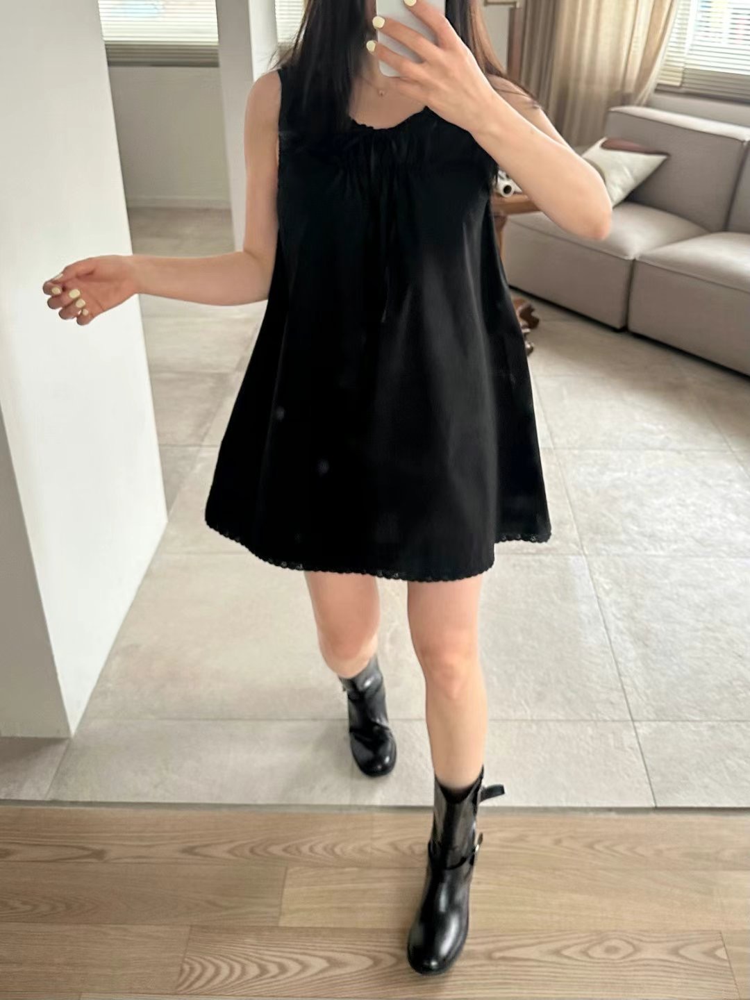 DRESS U韓國直郵㊣女裝新品熱賣推薦休閑職業時尚25春夏連衣裙DRESS U連衣裙