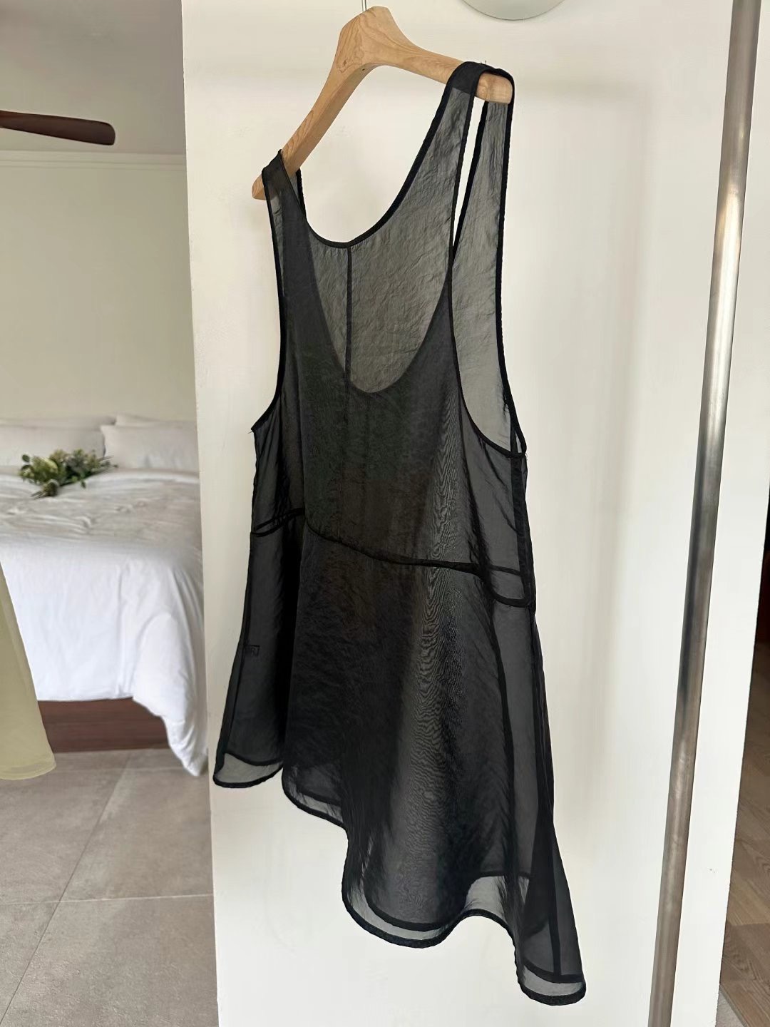 DRESS U韓國直郵㊣女裝新款25春夏職業熱賣時尚連衣裙透明DRESS U連衣裙