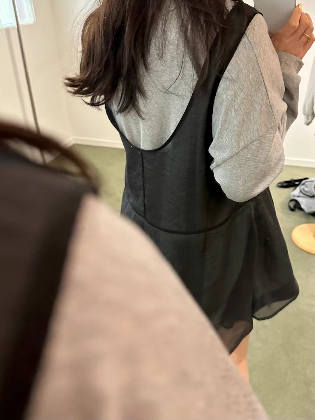 DRESS U韓國直郵㊣女裝新款25春夏職業熱賣時尚連衣裙透明DRESS U連衣裙