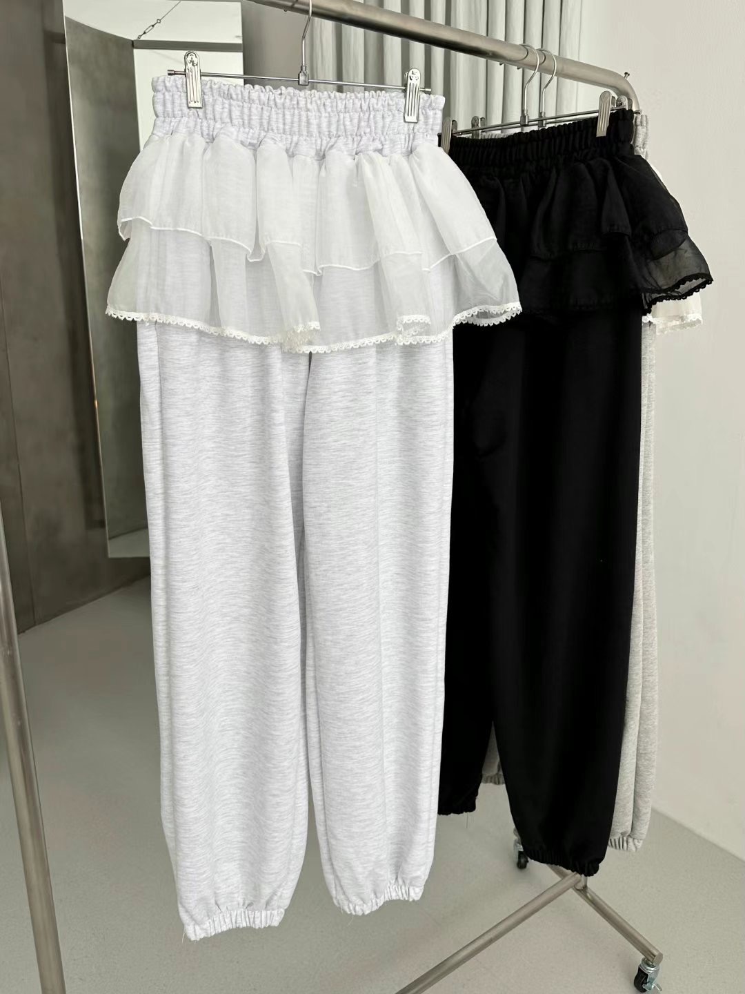 DRESS U直郵韓國代購㊣女裝新款職業推薦熱賣25春夏休閑褲DRESS U休閑褲圖色2左二色