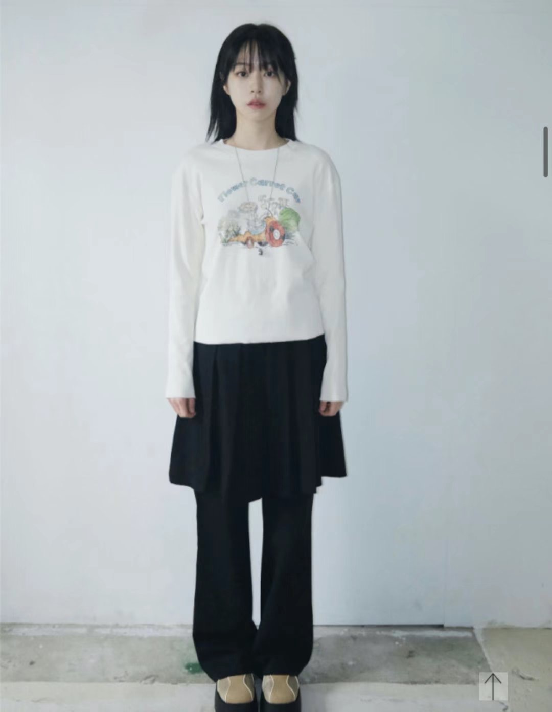 DRESS U直郵韓國代購㊣女裝新品休閑時尚推薦25春夏長袖T恤DRESS U長袖T恤