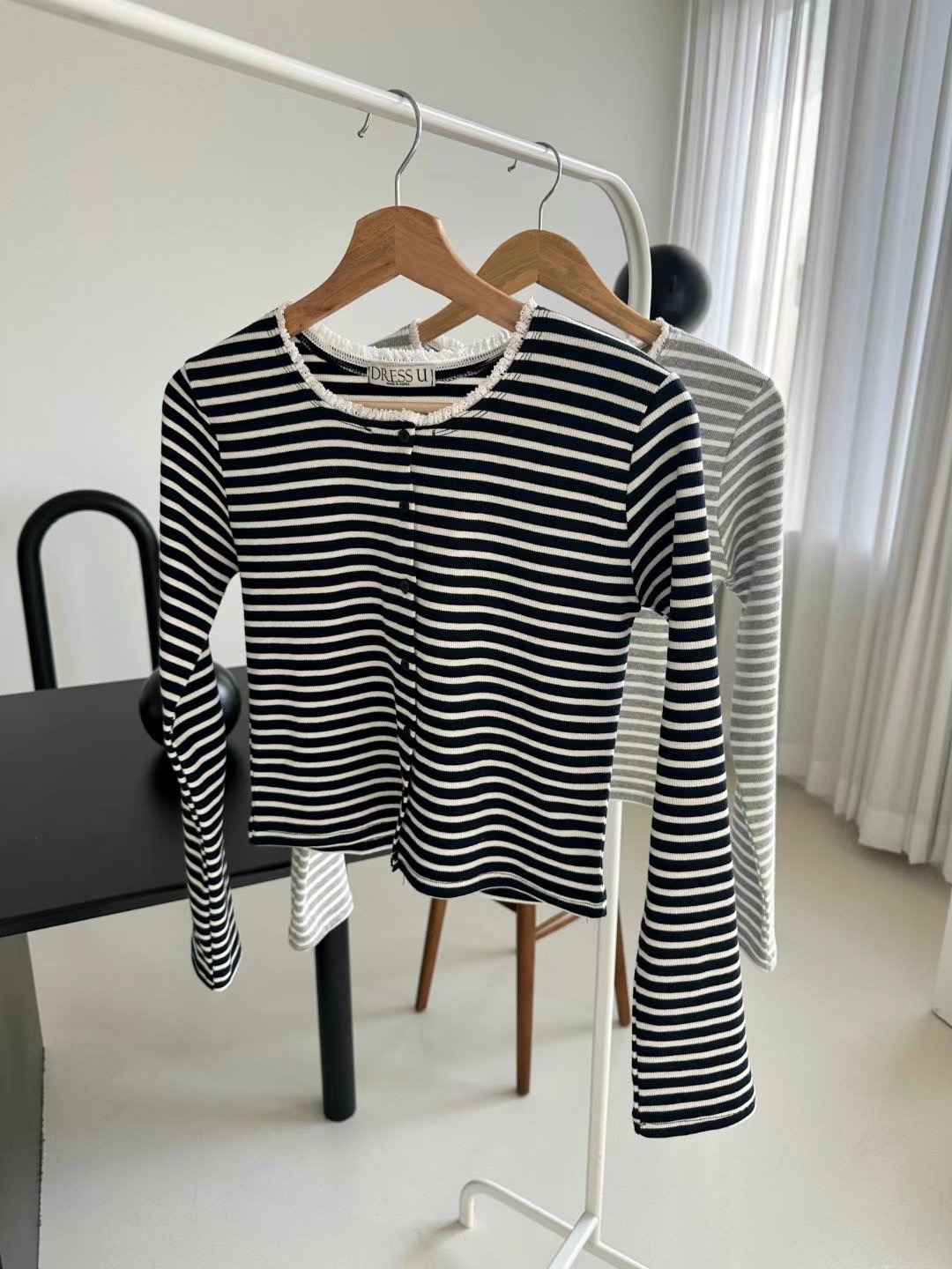 DRESS U韓國㊣直郵東大門代購女裝新款休閑25春夏熱賣針織衫DRESS U針織衫