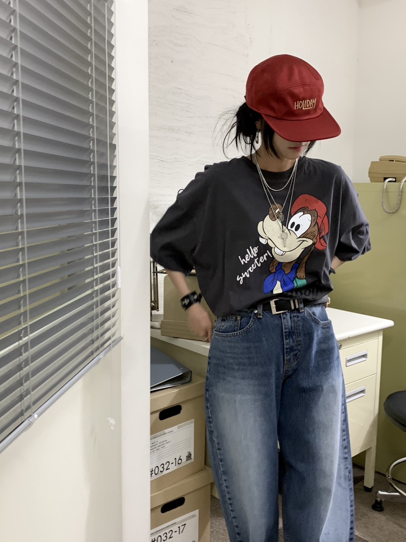 DAVICHI直郵韓國代購㊣女裝新款熱賣休閑職業推薦人氣時尚T恤DAVICHIT恤