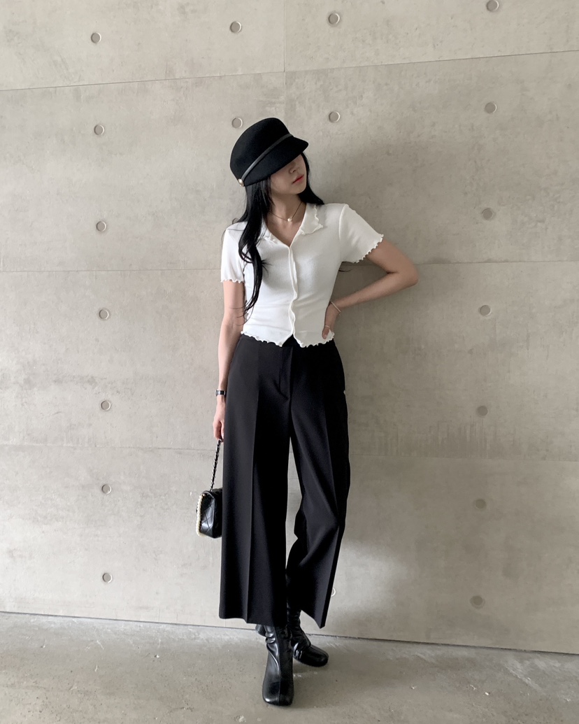 DAVICHI韓國㊣直郵東大門代購女裝新品休閑職業25春夏正裝褲西褲DAVICHI正裝褲/西褲