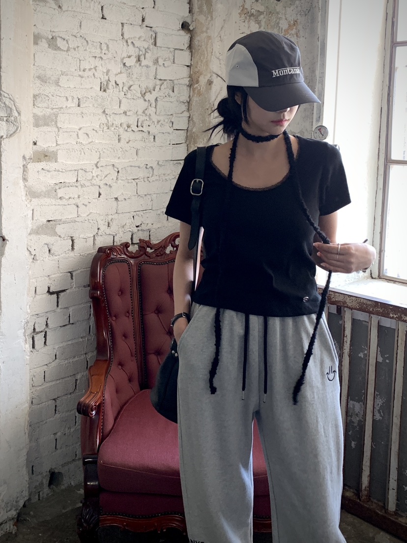 DAVICHI韓國直郵㊣女裝新品職業休閑人氣推薦時尚25春夏T恤DAVICHIT恤