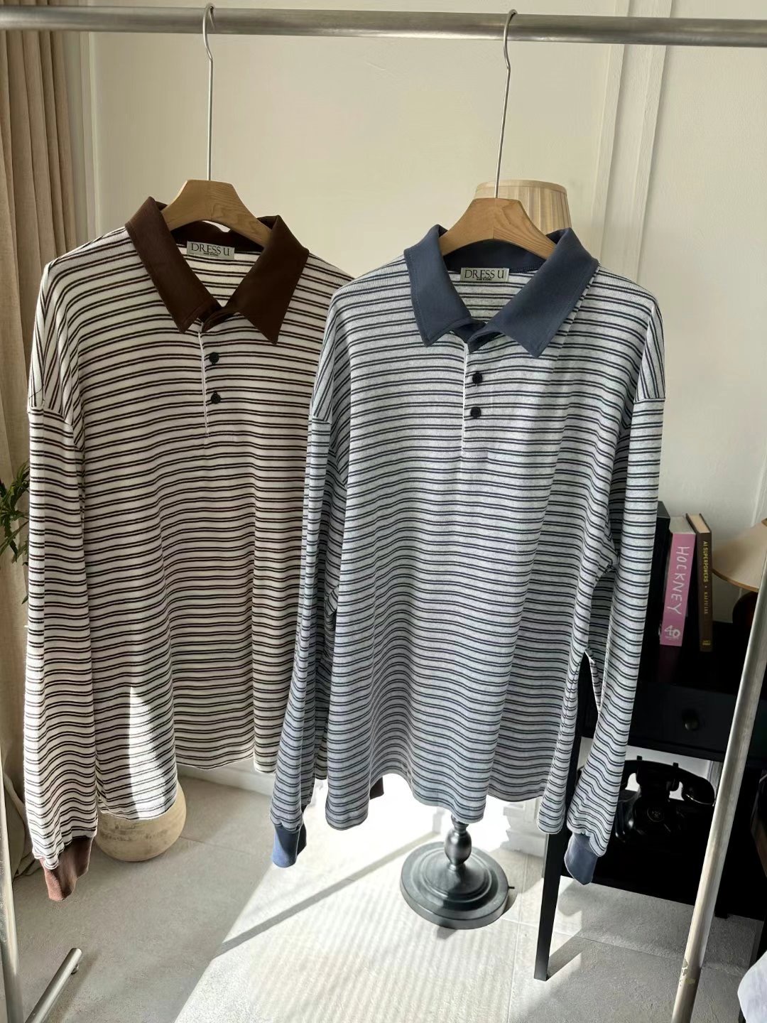 DRESS U韓國直郵㊣東大門實拍女裝新款熱賣休閑推薦長袖T恤DRESS U長袖T恤