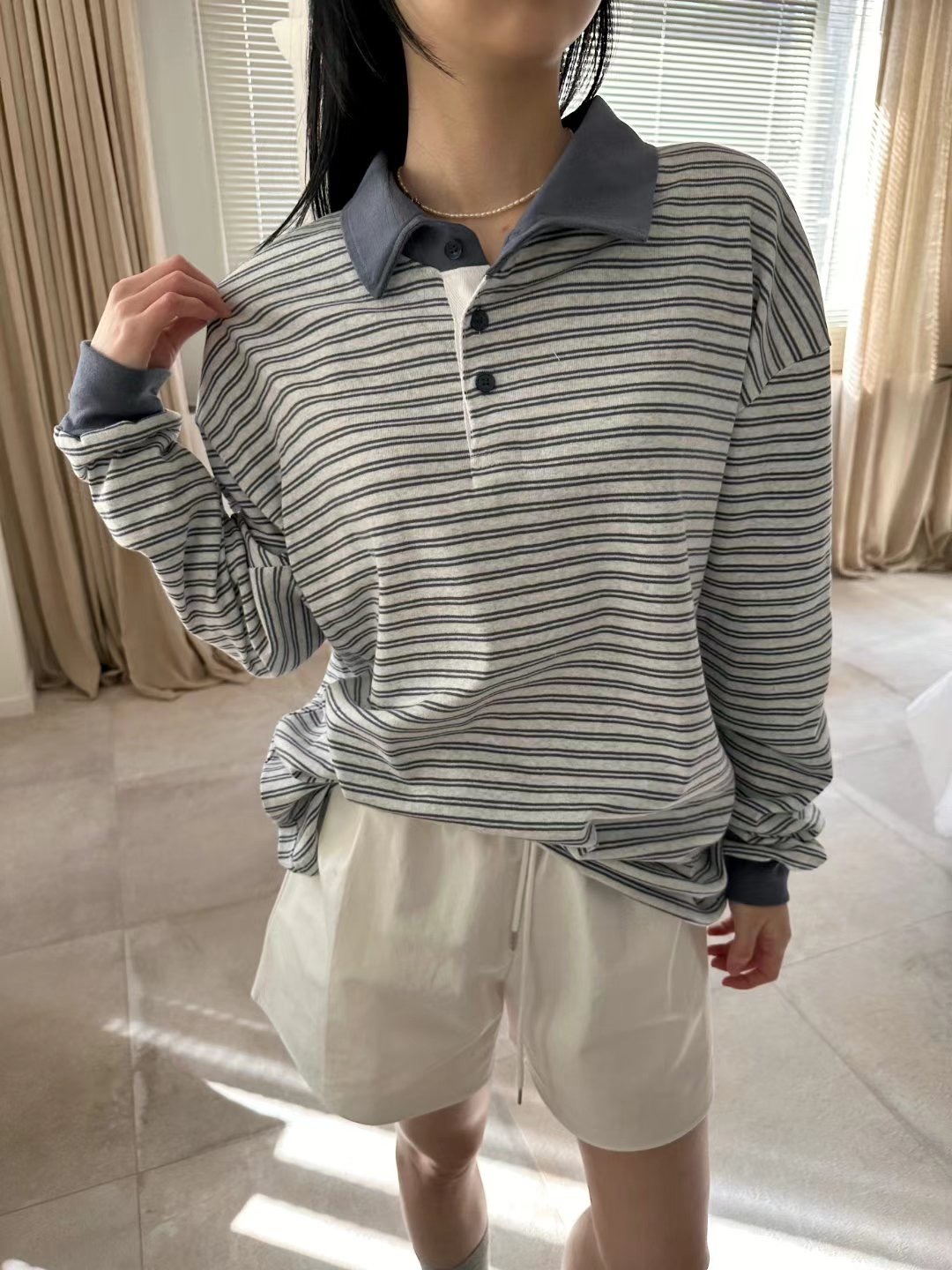 DRESS U韓國直郵㊣東大門實拍女裝新款熱賣休閑推薦長袖T恤DRESS U長袖T恤