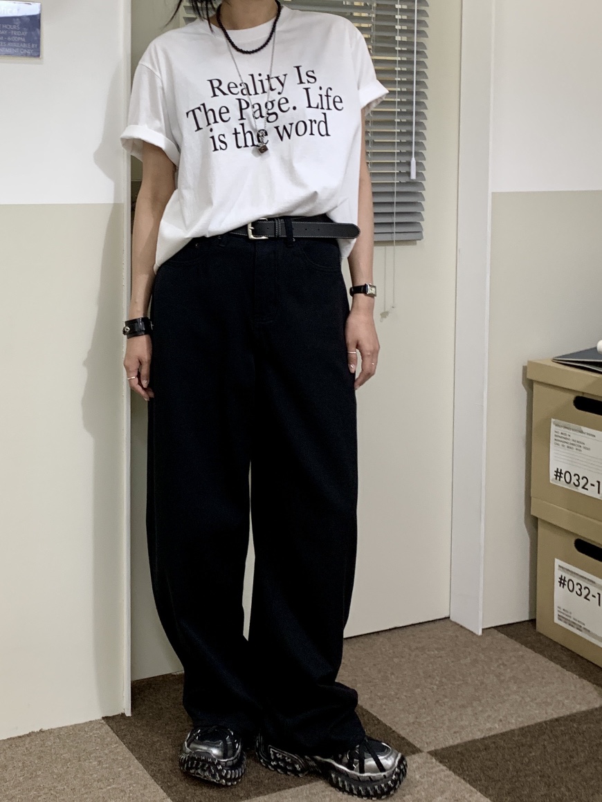 DAVICHI韓國直郵㊣東大門實拍女裝新品時尚25春夏牛仔褲腰帶DAVICHI牛仔褲