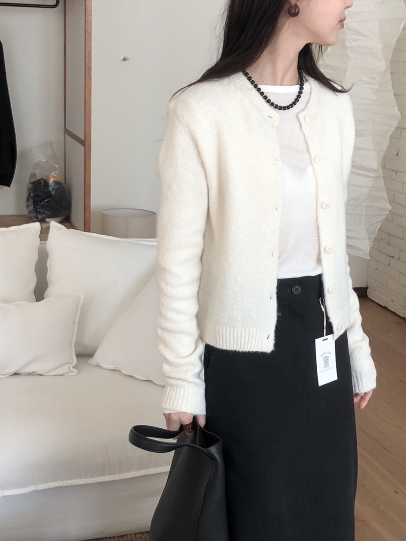 LE BUTTER韓國直郵㊣東大門實拍女裝新款25春夏針織衫羊駝LE BUTTER針織衫