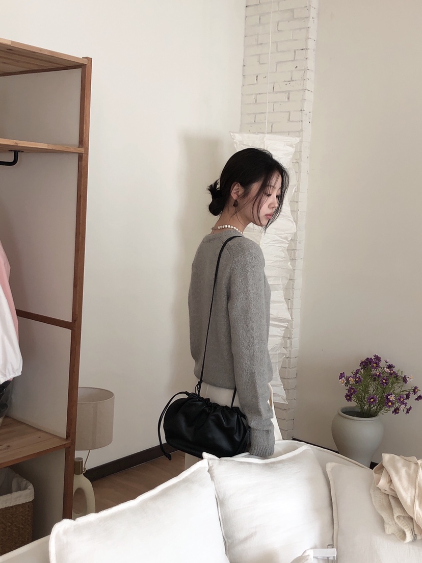 LE BUTTER韓國直郵㊣東大門實拍女裝新款25春夏針織衫羊駝LE BUTTER針織衫