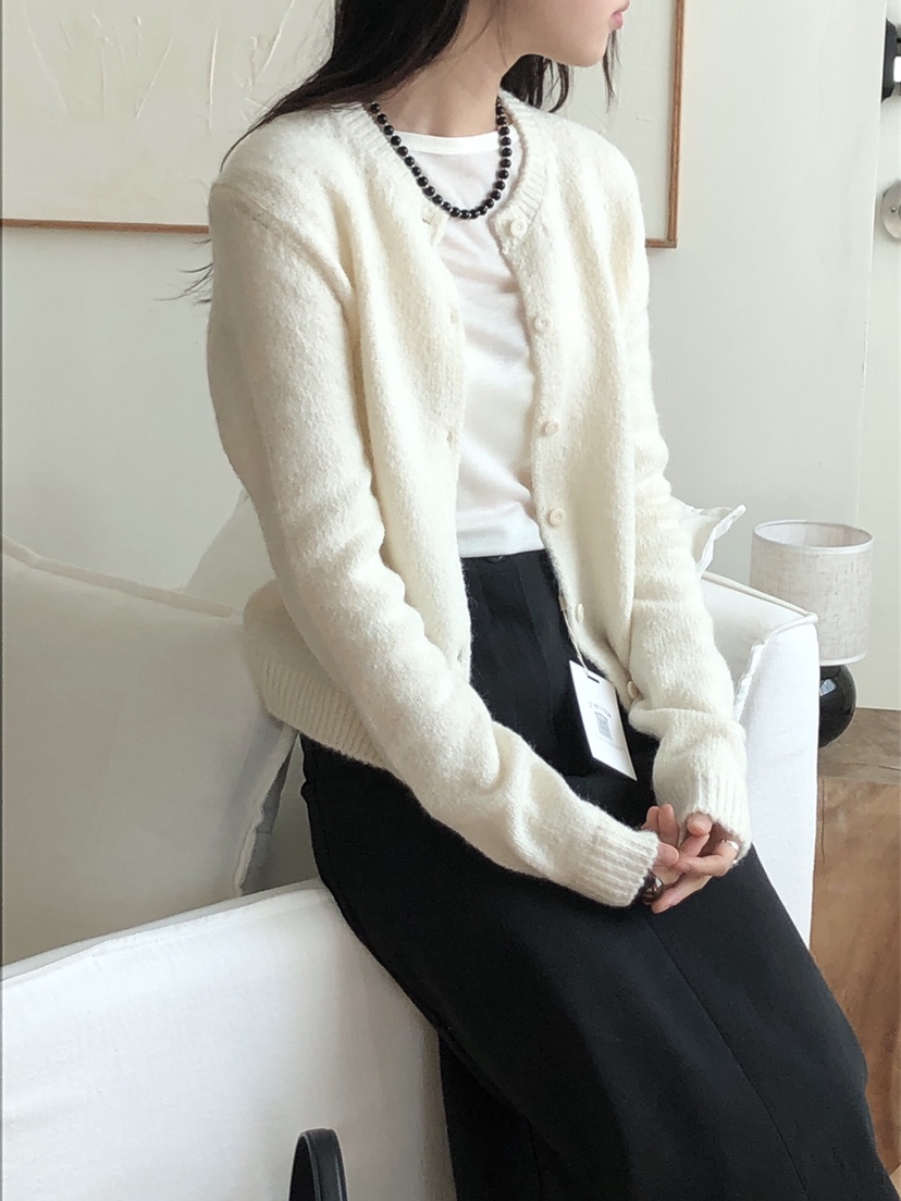 LE BUTTER韓國直郵㊣東大門實拍女裝新款25春夏針織衫羊駝LE BUTTER針織衫