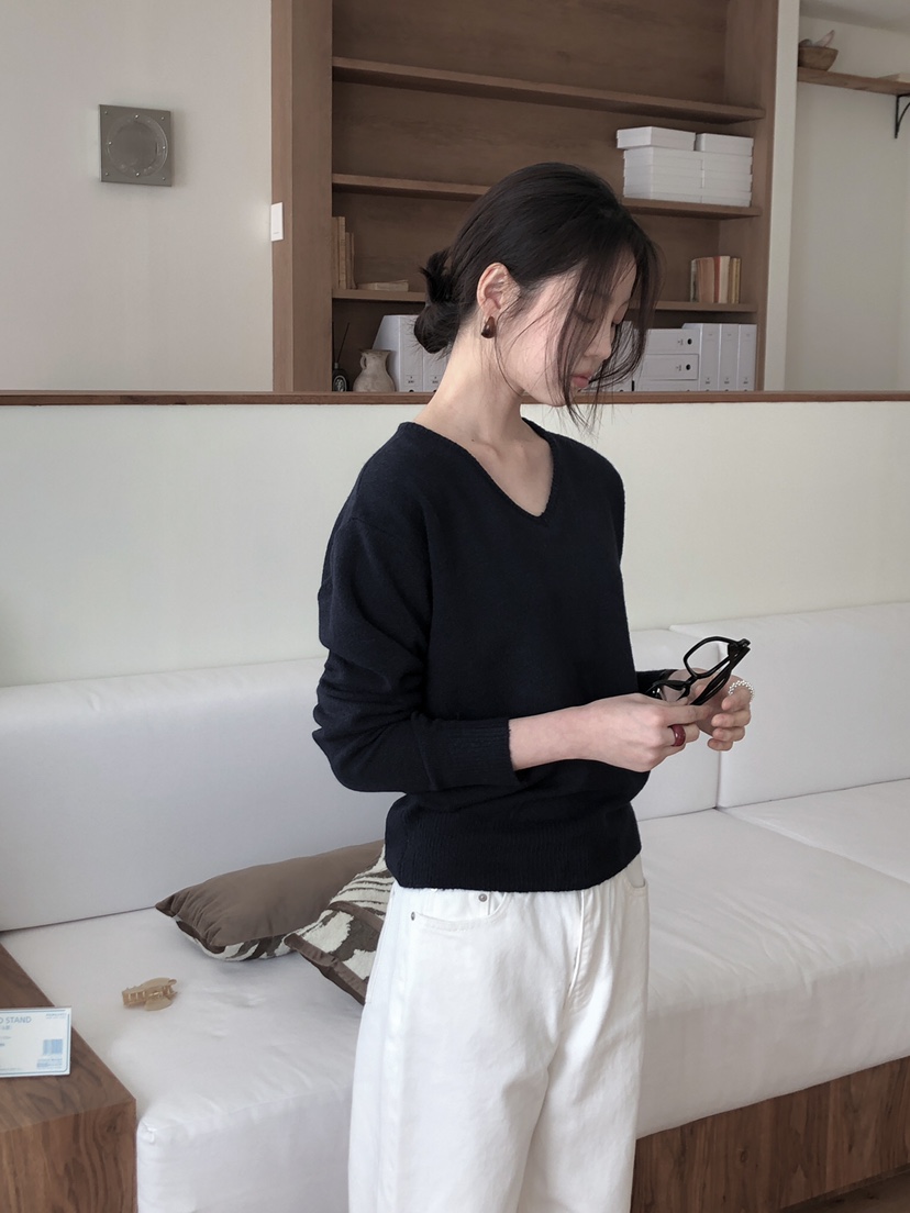 LE BUTTER韓國直郵㊣東大門實拍女裝新款休閑25春夏針織衫LE BUTTER針織衫