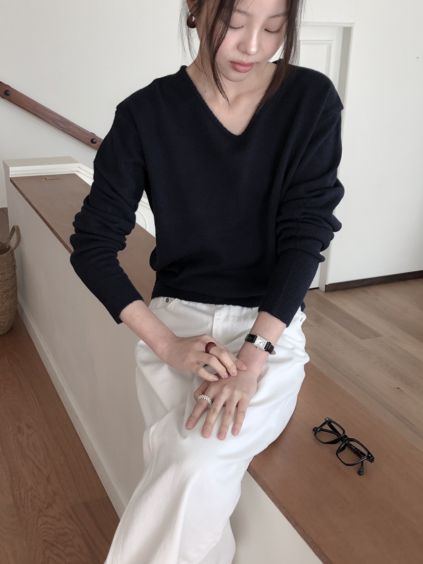 LE BUTTER韓國直郵㊣東大門實拍女裝新款休閑25春夏針織衫LE BUTTER針織衫