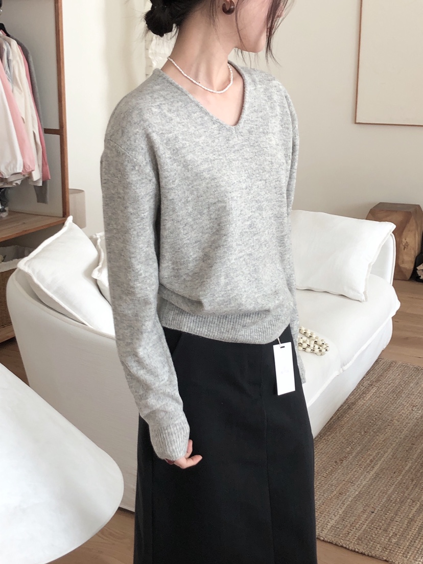 LE BUTTER韓國直郵㊣東大門實拍女裝新款休閑25春夏針織衫LE BUTTER針織衫