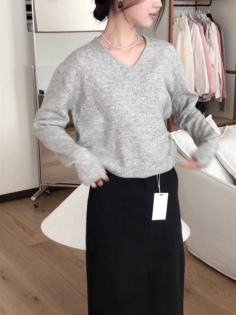 LE BUTTER韓國直郵㊣東大門實拍女裝新款休閑25春夏針織衫LE BUTTER針織衫