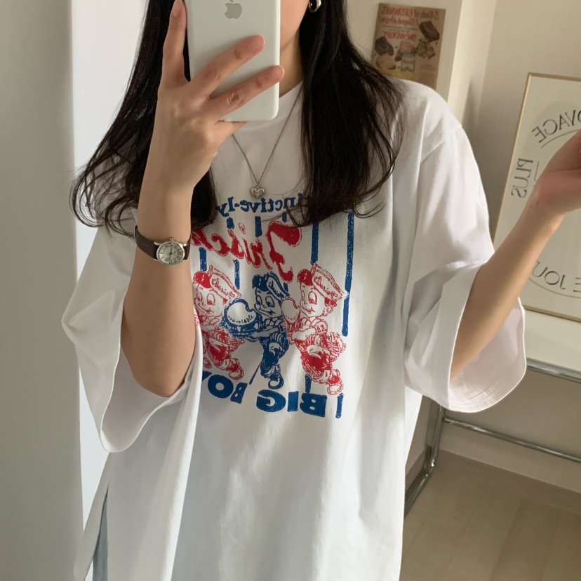 FROMJINI韓國直郵㊣東大門實拍女裝新品人氣休閑職業時尚T恤FROMJINIT恤