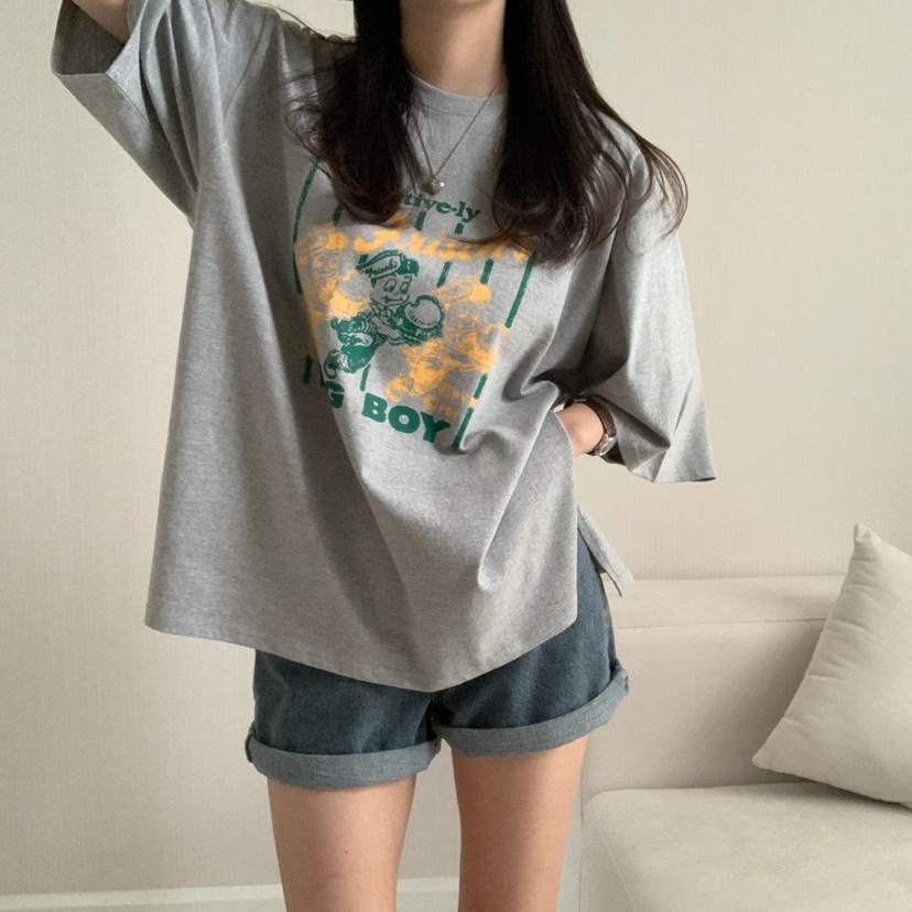 FROMJINI韓國直郵㊣東大門實拍女裝新品人氣休閑職業時尚T恤FROMJINIT恤