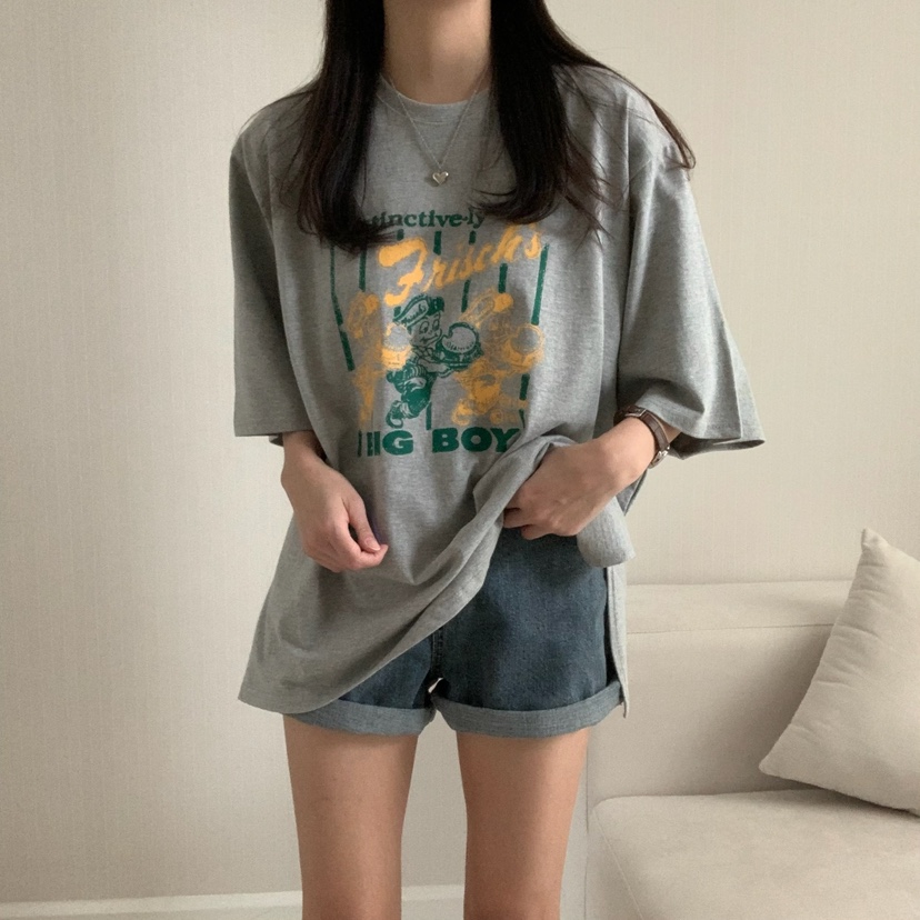 FROMJINI韓國直郵㊣東大門實拍女裝新品人氣休閑職業時尚T恤FROMJINIT恤