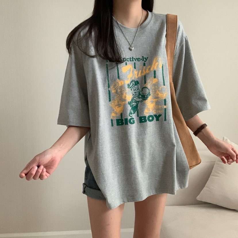 FROMJINI韓國直郵㊣東大門實拍女裝新品人氣休閑職業時尚T恤FROMJINIT恤