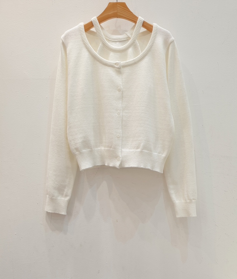 BLACK NOTE韓國㊣直郵東大門代購女裝新款25春夏人氣套裝開衫BLACK NOTE套裝圖色4