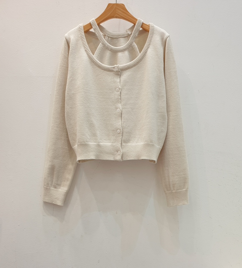 BLACK NOTE韓國㊣直郵東大門代購女裝新款25春夏人氣套裝開衫BLACK NOTE套裝圖色5