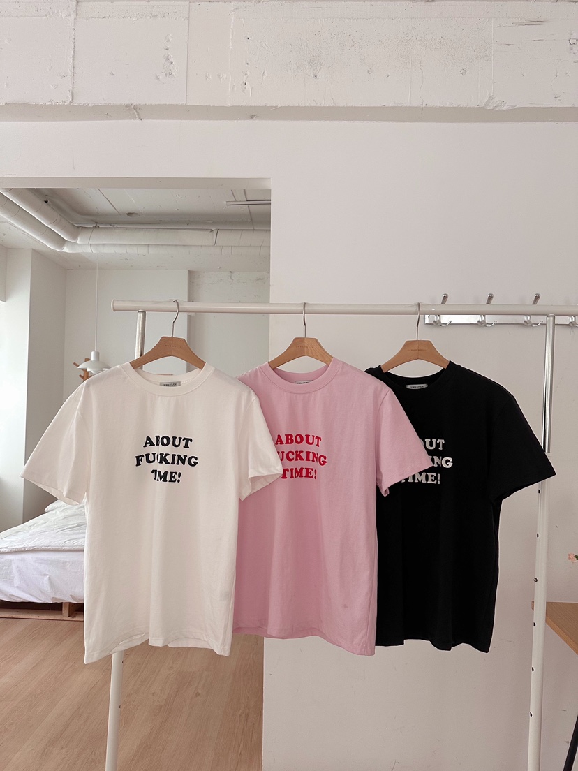 FORMSTUDIO直郵韓國代購㊣女裝新款熱賣人氣推薦時尚休閑T恤FORMSTUDIOT恤圖色3左三色