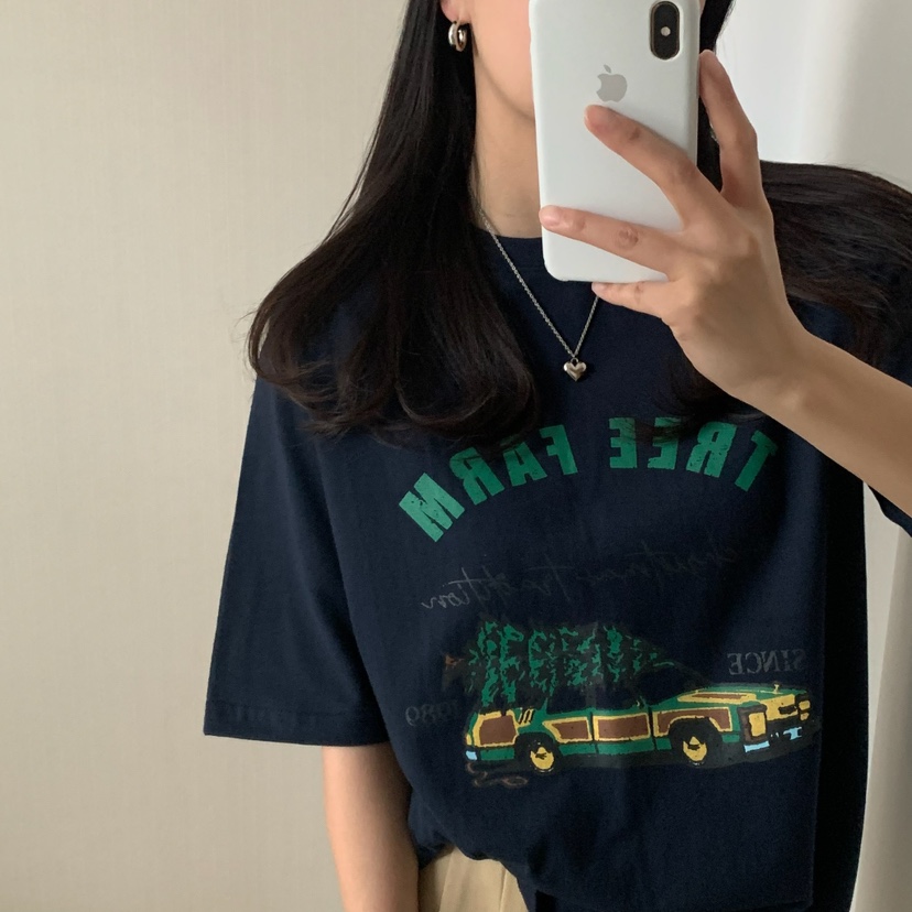 FROMJINI直郵韓國代購㊣女裝新品時尚休閑職業25春夏熱賣T恤FROMJINIT恤
