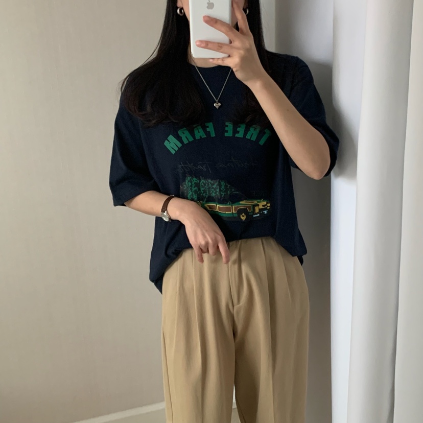 FROMJINI直郵韓國代購㊣女裝新品時尚休閑職業25春夏熱賣T恤FROMJINIT恤