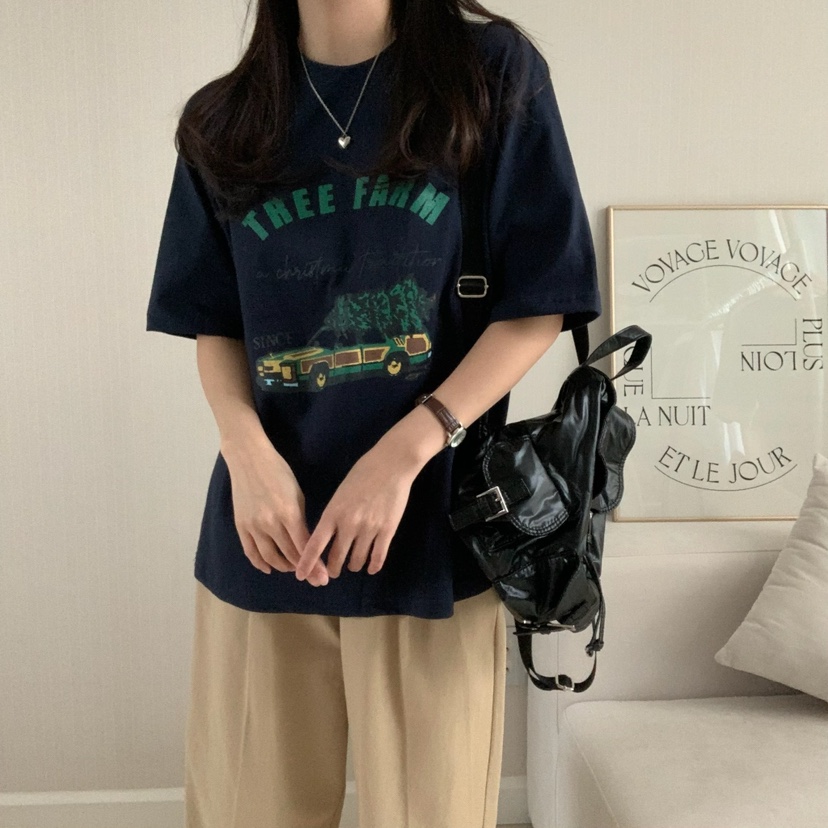 FROMJINI直郵韓國代購㊣女裝新品時尚休閑職業25春夏熱賣T恤FROMJINIT恤