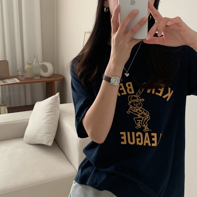 HELLO JINI韓國㊣直郵東大門代購女裝新品熱賣休閑推薦T恤HELLO JINIT恤